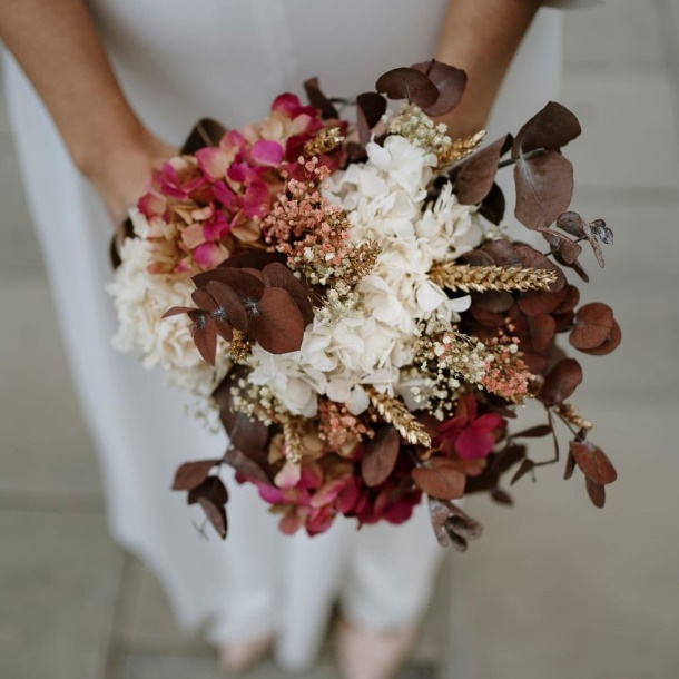 ramos novia flores preservadas
